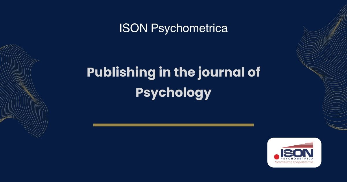 Publishing in the journal of Psychology 1 ISON Γραφικά για τεστ και για κείμενα σε site 33