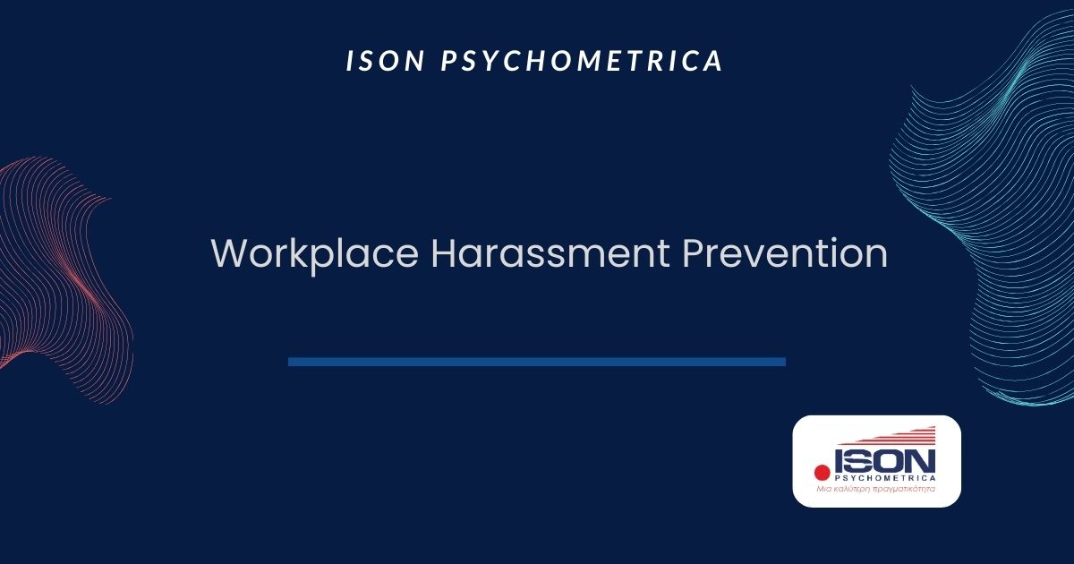 Νέα υπηρεσία Workplace Harassment Prevention από την ISON Psychometrica 1 ISON Γραφικά για τεστ και για κείμενα σε site