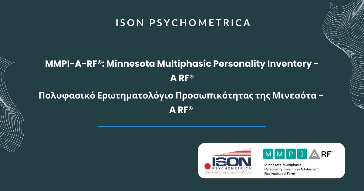 MMPI-A-RF®-Minnesota-Multiphasic-Personality-Inventory-A-RF® ISON Tests
