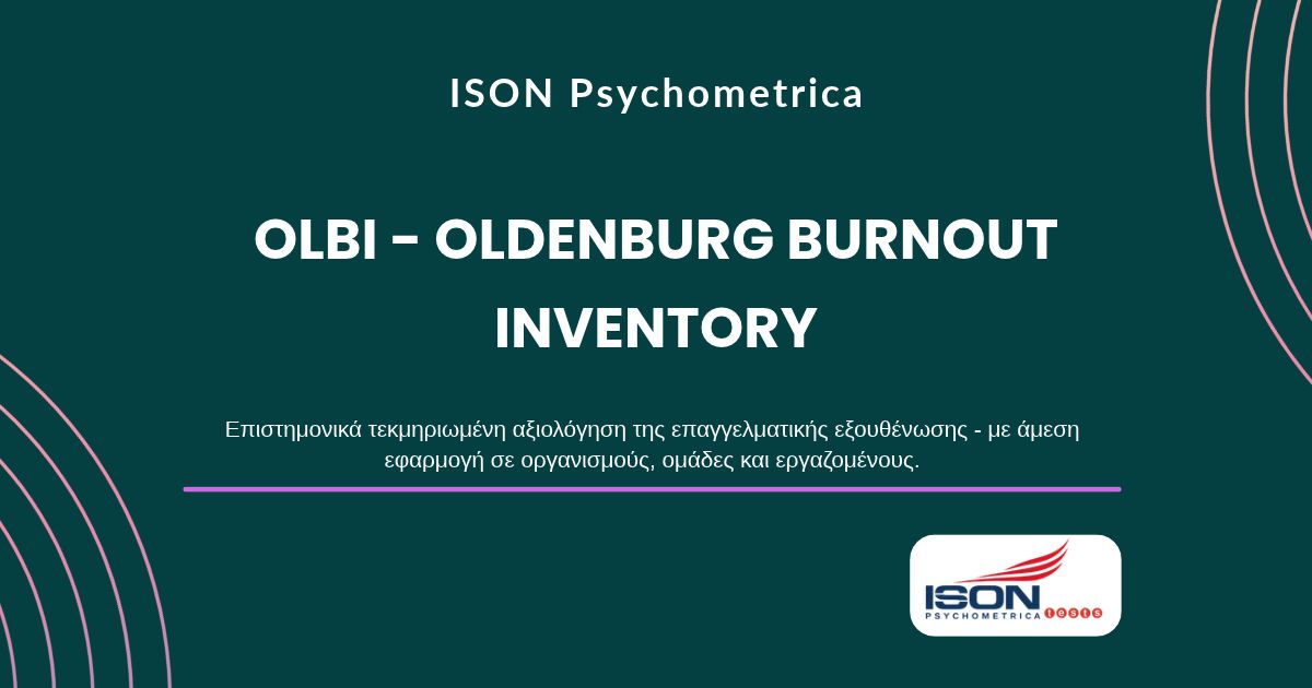 OLBI Oldenburg Burnout Inventory